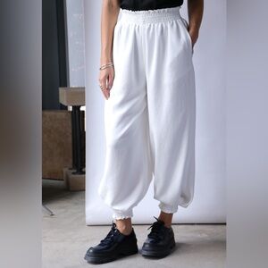 Rachel Comey White Nile elastic Waist wide leg jogger Pants